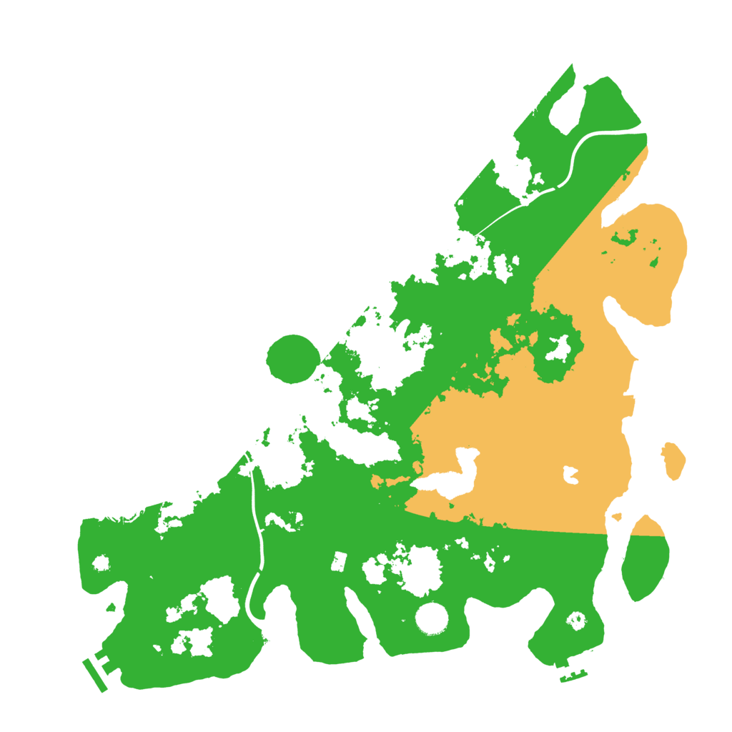 Biome Rust Map: Procedural Map, Size: 4000, Seed: 12945