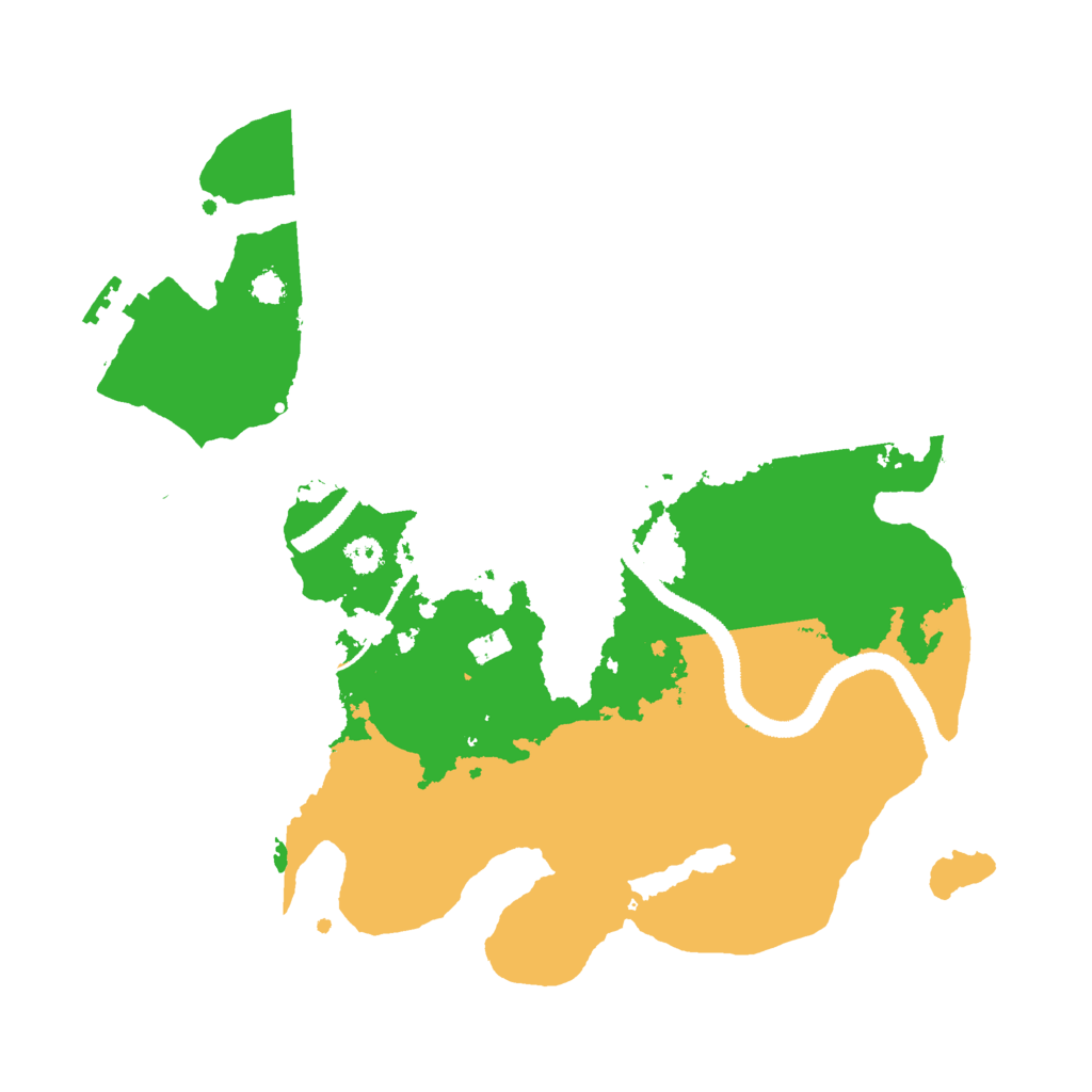 Biome Rust Map: Procedural Map, Size: 3000, Seed: 30307