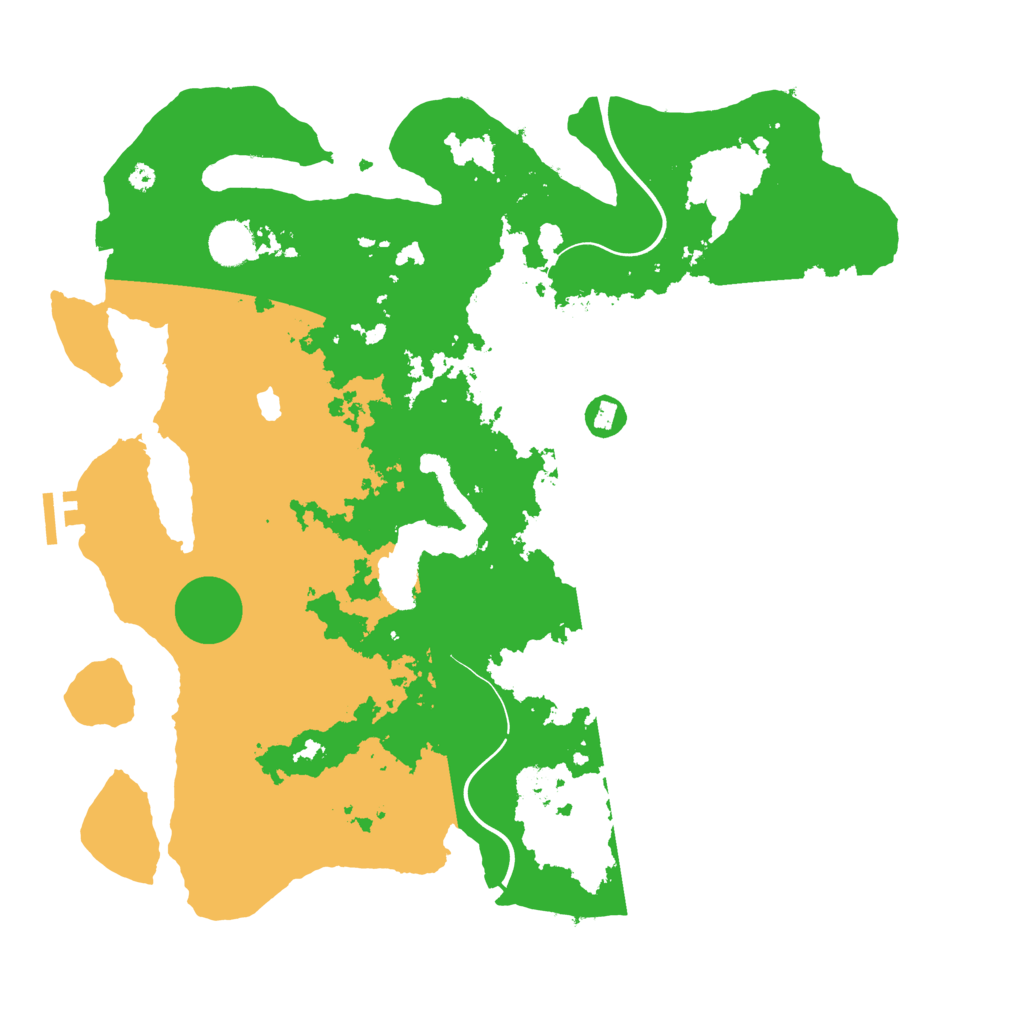 Biome Rust Map: Procedural Map, Size: 4000, Seed: 344687344