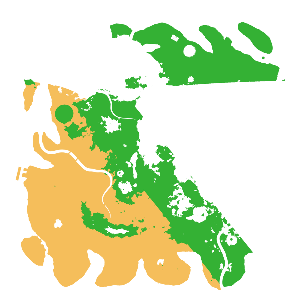 Biome Rust Map: Procedural Map, Size: 4500, Seed: 1637150929