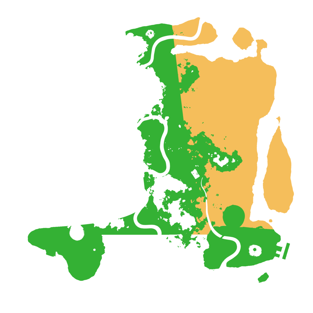 Biome Rust Map: Procedural Map, Size: 3800, Seed: 17378