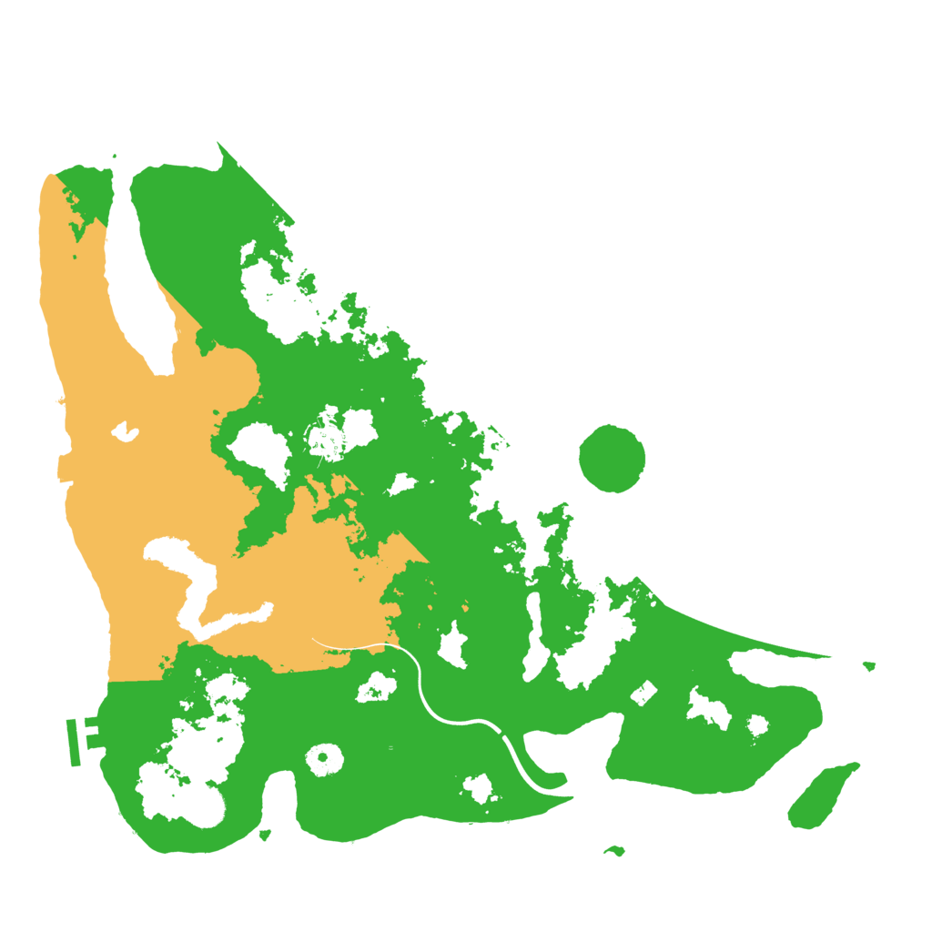 Biome Rust Map: Procedural Map, Size: 4000, Seed: 1645679600