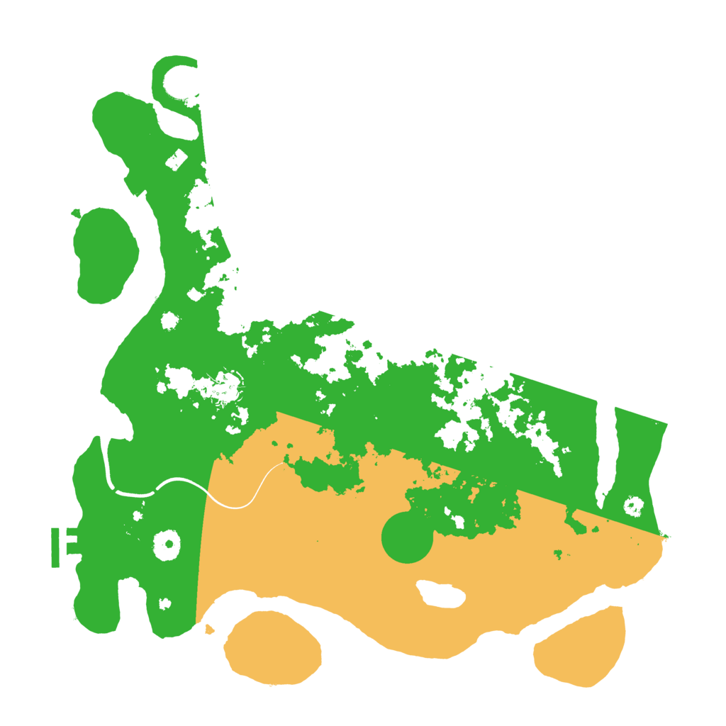 Biome Rust Map: Procedural Map, Size: 3700, Seed: 1707391544