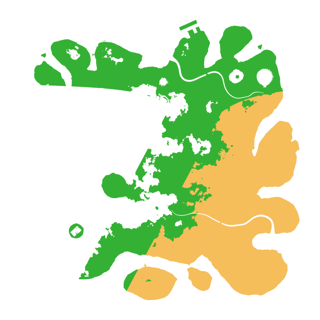Biome Rust Map: Procedural Map, Size: 3500, Seed: 228883630