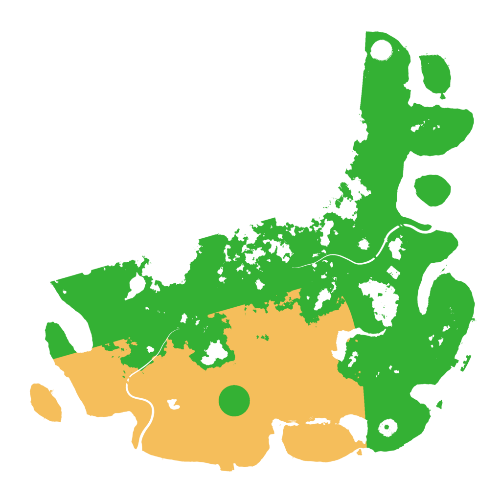 Biome Rust Map: Procedural Map, Size: 4250, Seed: 649033911