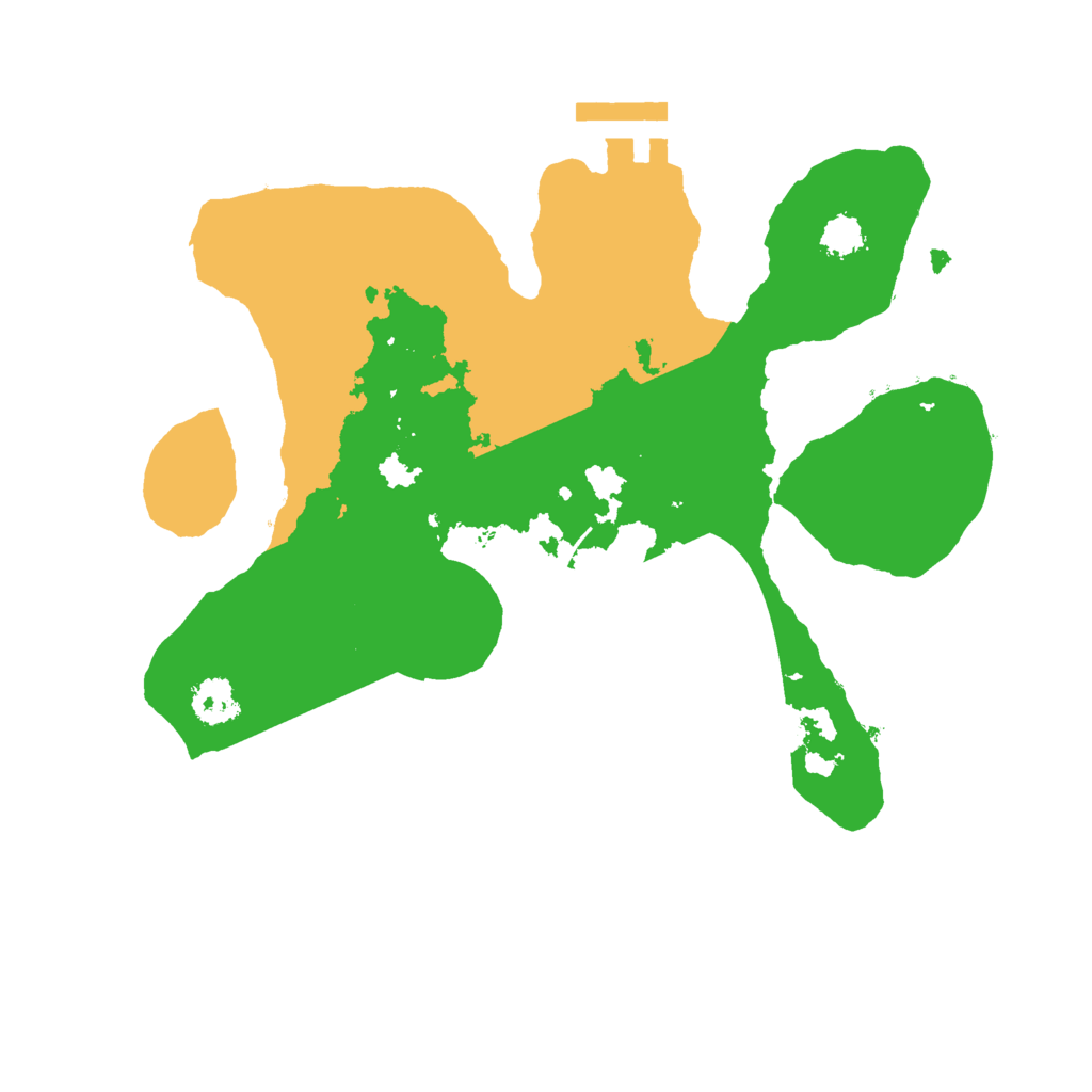 Biome Rust Map: Procedural Map, Size: 2400, Seed: 30