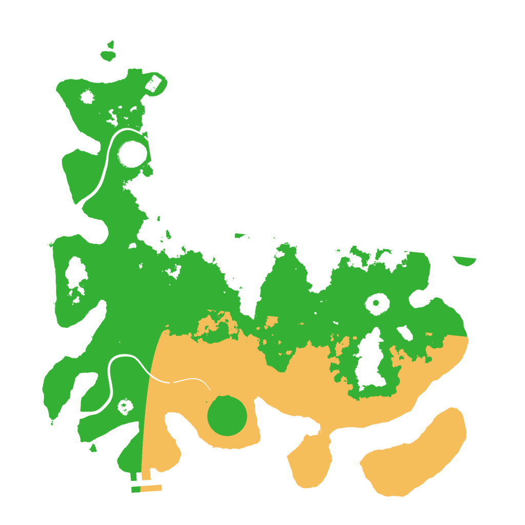 Biome Rust Map: Procedural Map, Size: 3500, Seed: 424603944