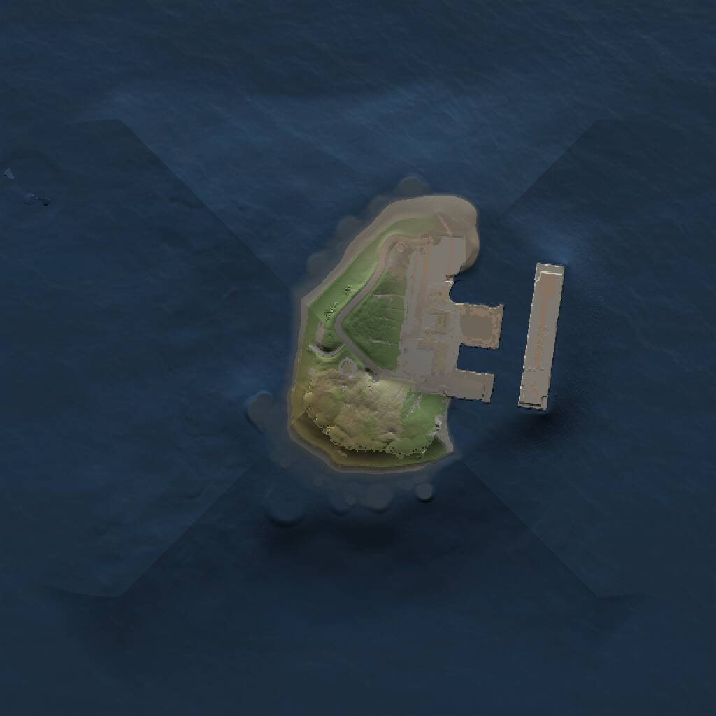 Rust Map: Procedural Map, Size: 1000, Seed: 174750, 2 Monuments