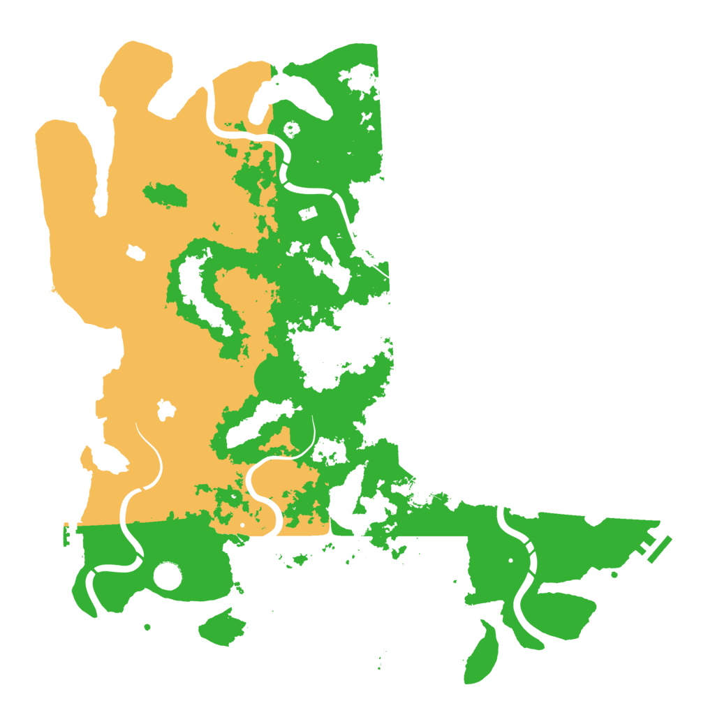 Biome Rust Map: Procedural Map, Size: 4500, Seed: 1774755694