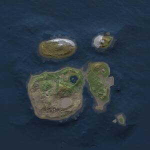 Thumbnail Rust Map: Procedural Map, Size: 1900, Seed: 621018323, 1 Monuments