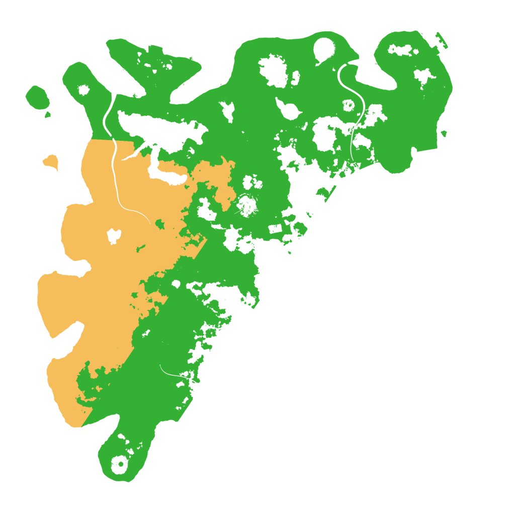 Biome Rust Map: Procedural Map, Size: 4250, Seed: 678962912