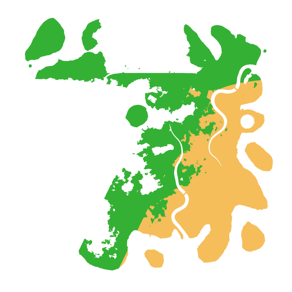 Biome Rust Map: Procedural Map, Size: 3700, Seed: 1897554593
