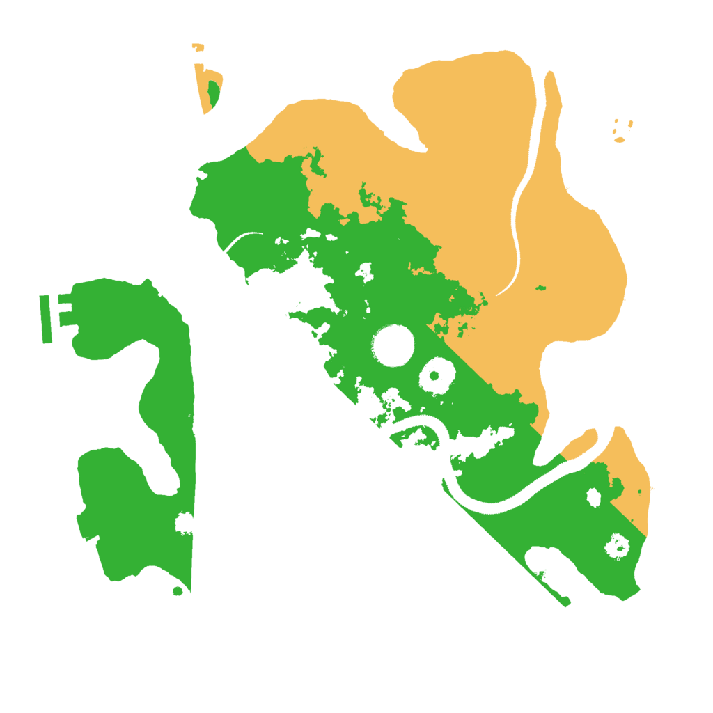Biome Rust Map: Procedural Map, Size: 3000, Seed: 1103009730