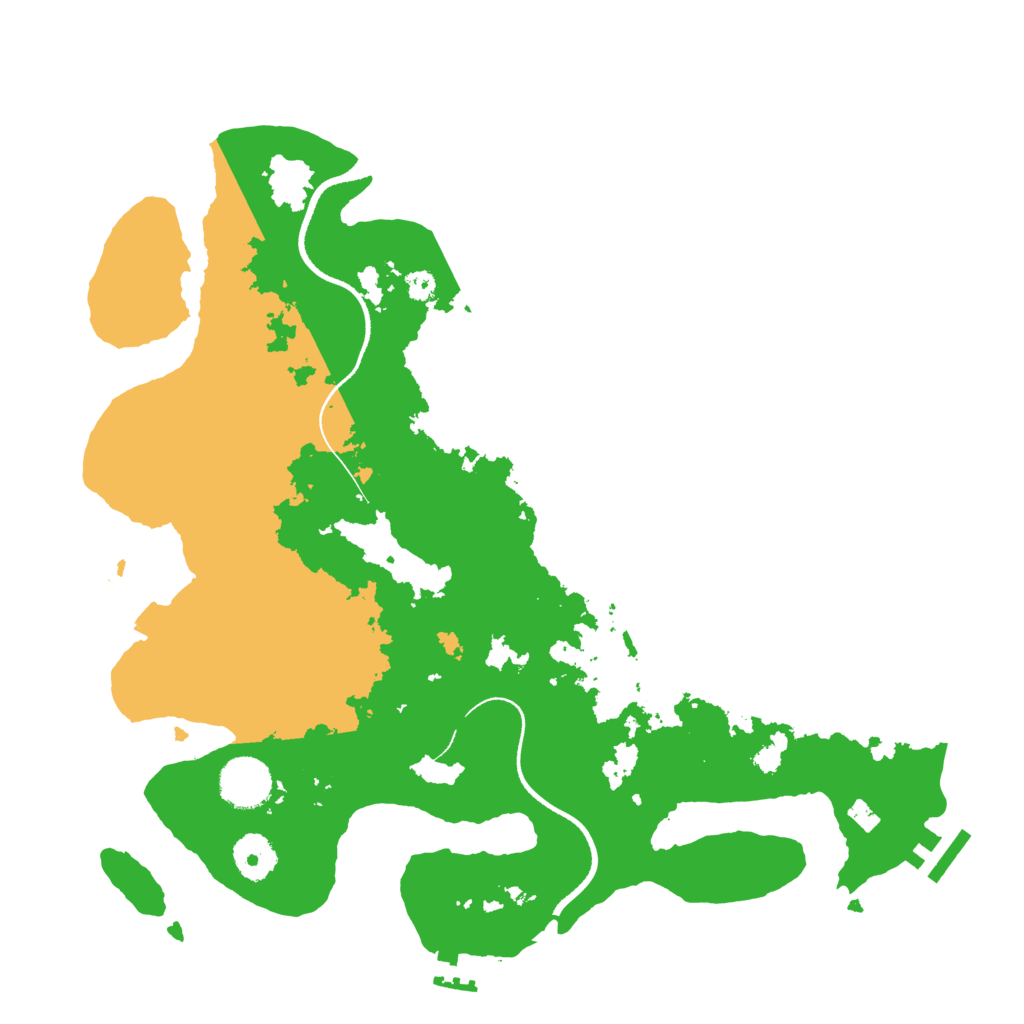 Biome Rust Map: Procedural Map, Size: 3500, Seed: 173773878