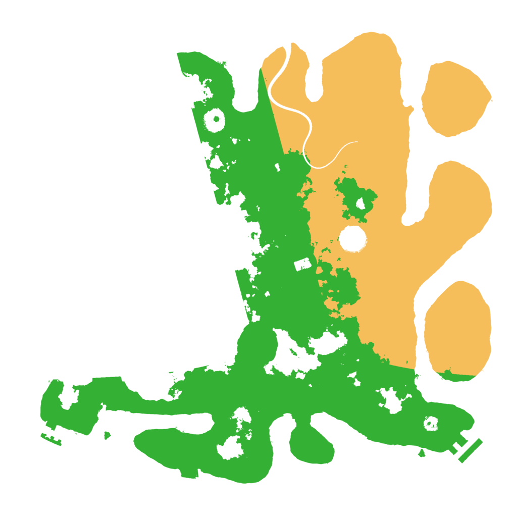 Biome Rust Map: Procedural Map, Size: 3500, Seed: 1057168815