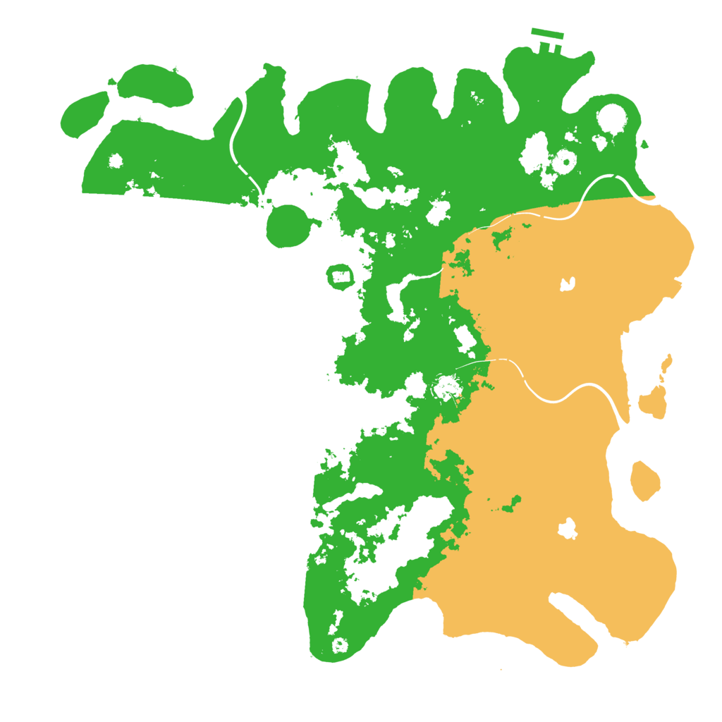 Biome Rust Map: Procedural Map, Size: 4500, Seed: 359633