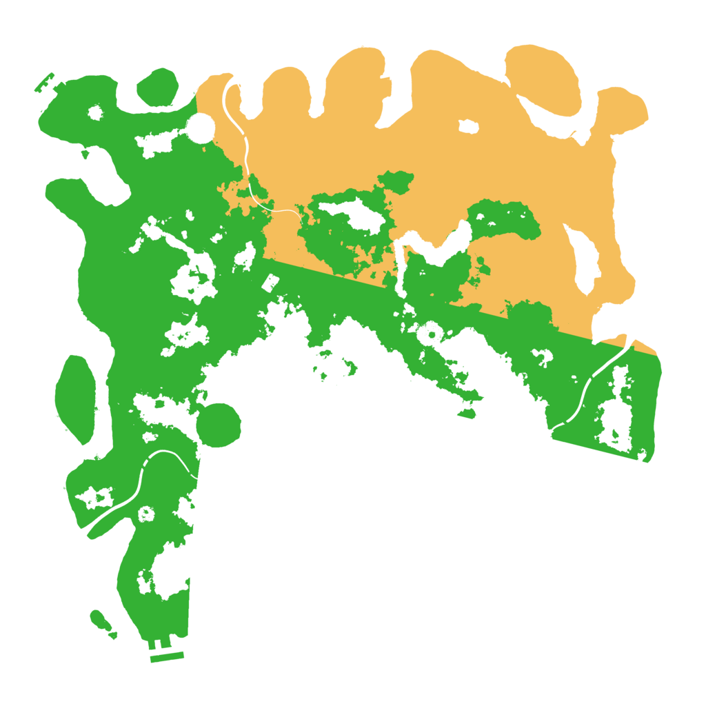 Biome Rust Map: Procedural Map, Size: 4250, Seed: 909955