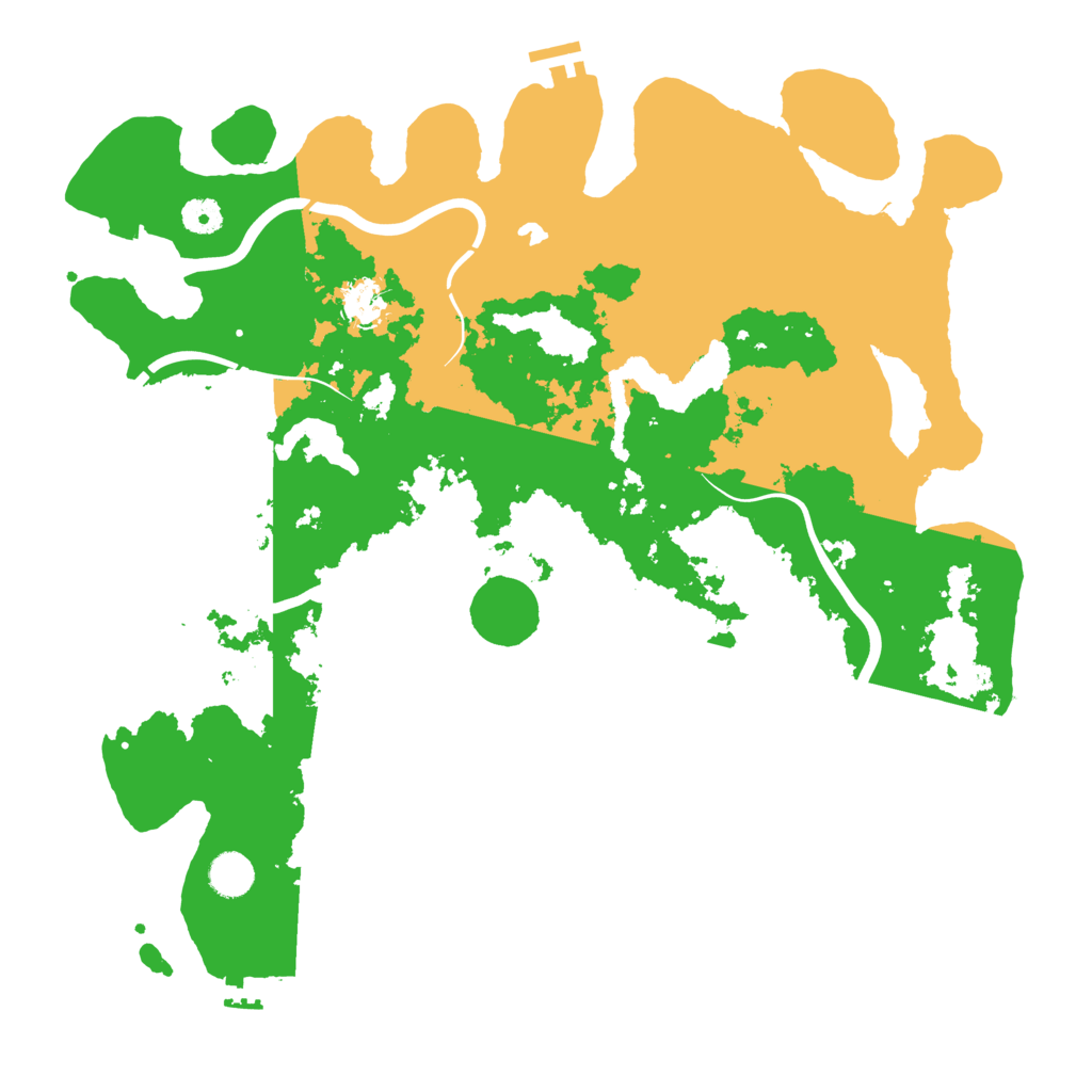 Biome Rust Map: Procedural Map, Size: 4250, Seed: 909955