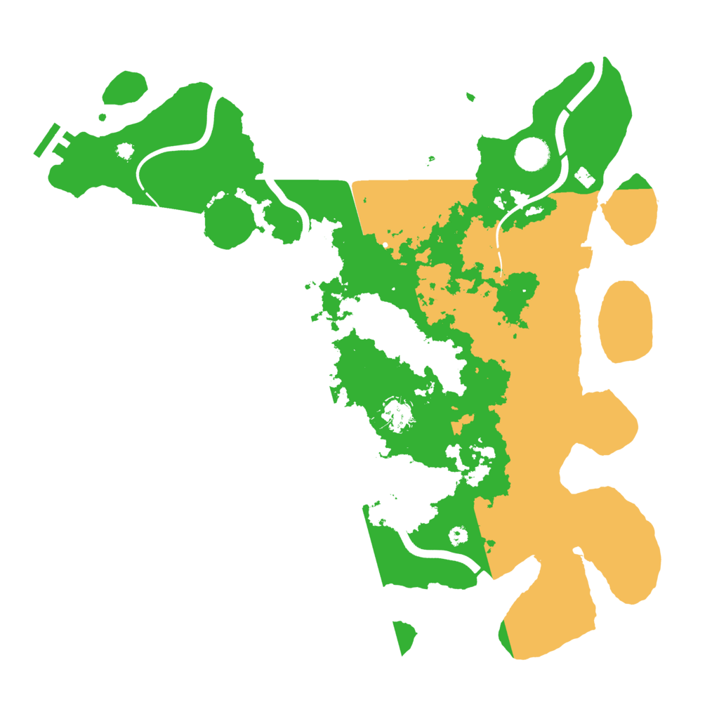 Biome Rust Map: Procedural Map, Size: 3850, Seed: 422221345