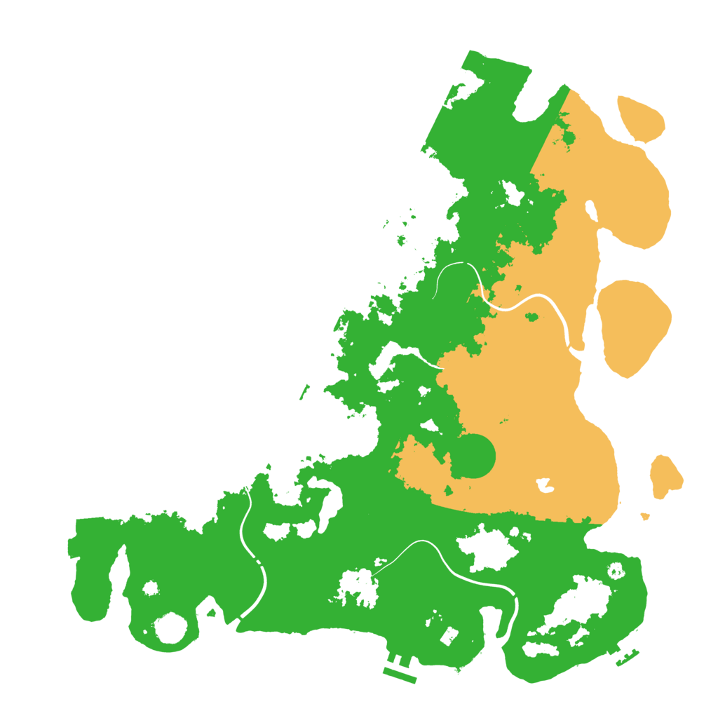 Biome Rust Map: Procedural Map, Size: 4250, Seed: 1868158933