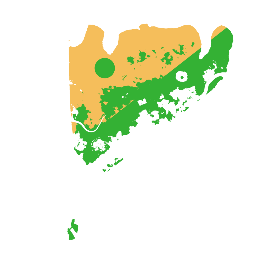 Biome Rust Map: Procedural Map, Size: 3500, Seed: 568841201