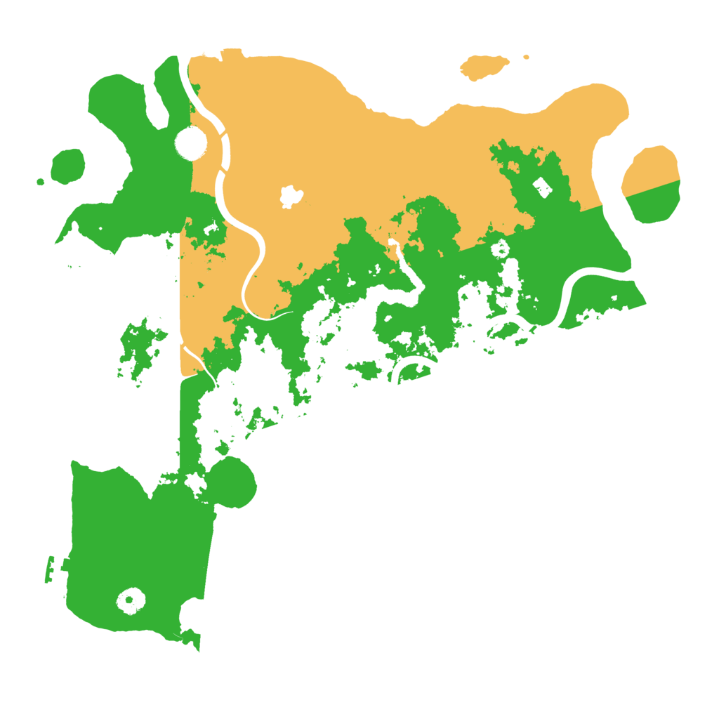 Biome Rust Map: Procedural Map, Size: 4000, Seed: 1069477962