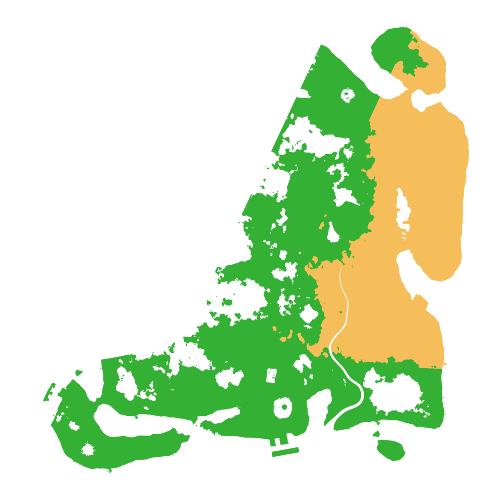 Biome Rust Map: Procedural Map, Size: 3750, Seed: 1277717811