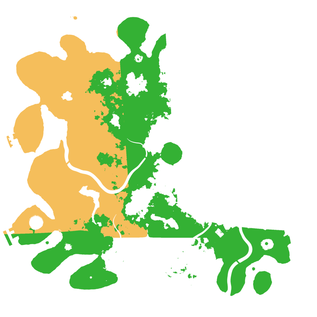 Biome Rust Map: Procedural Map, Size: 4050, Seed: 26919546