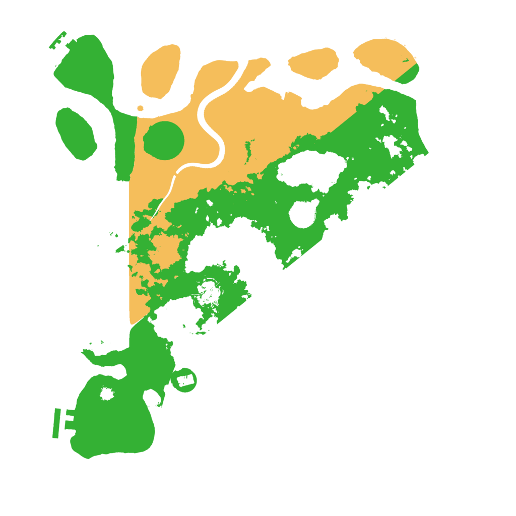Biome Rust Map: Procedural Map, Size: 3500, Seed: 1034141188
