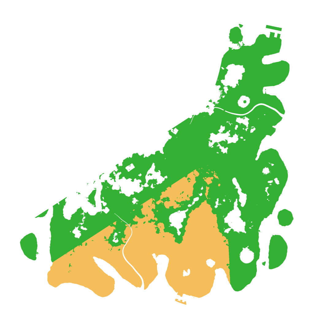 Biome Rust Map: Procedural Map, Size: 4000, Seed: 596965257