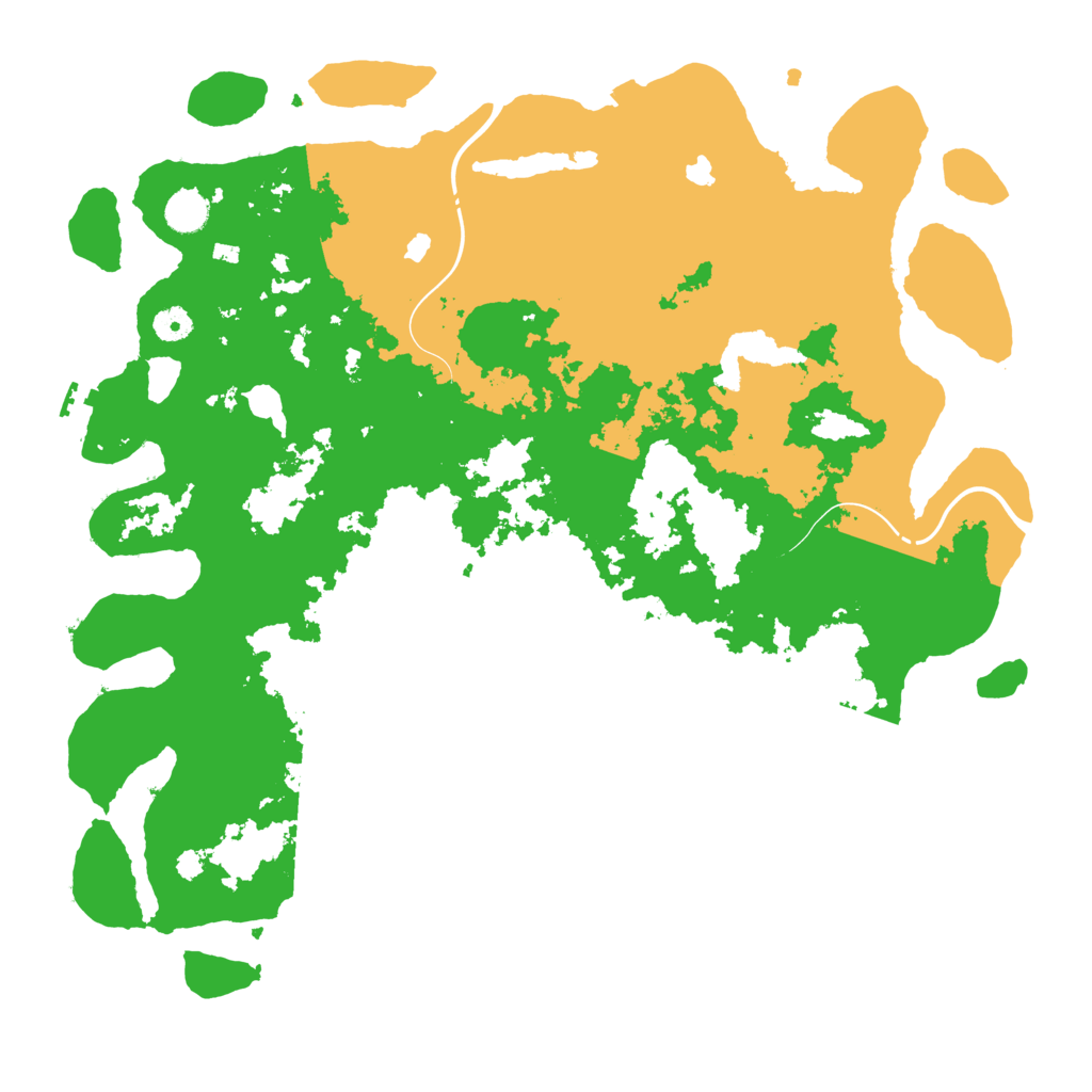 Biome Rust Map: Procedural Map, Size: 4500, Seed: 6406755