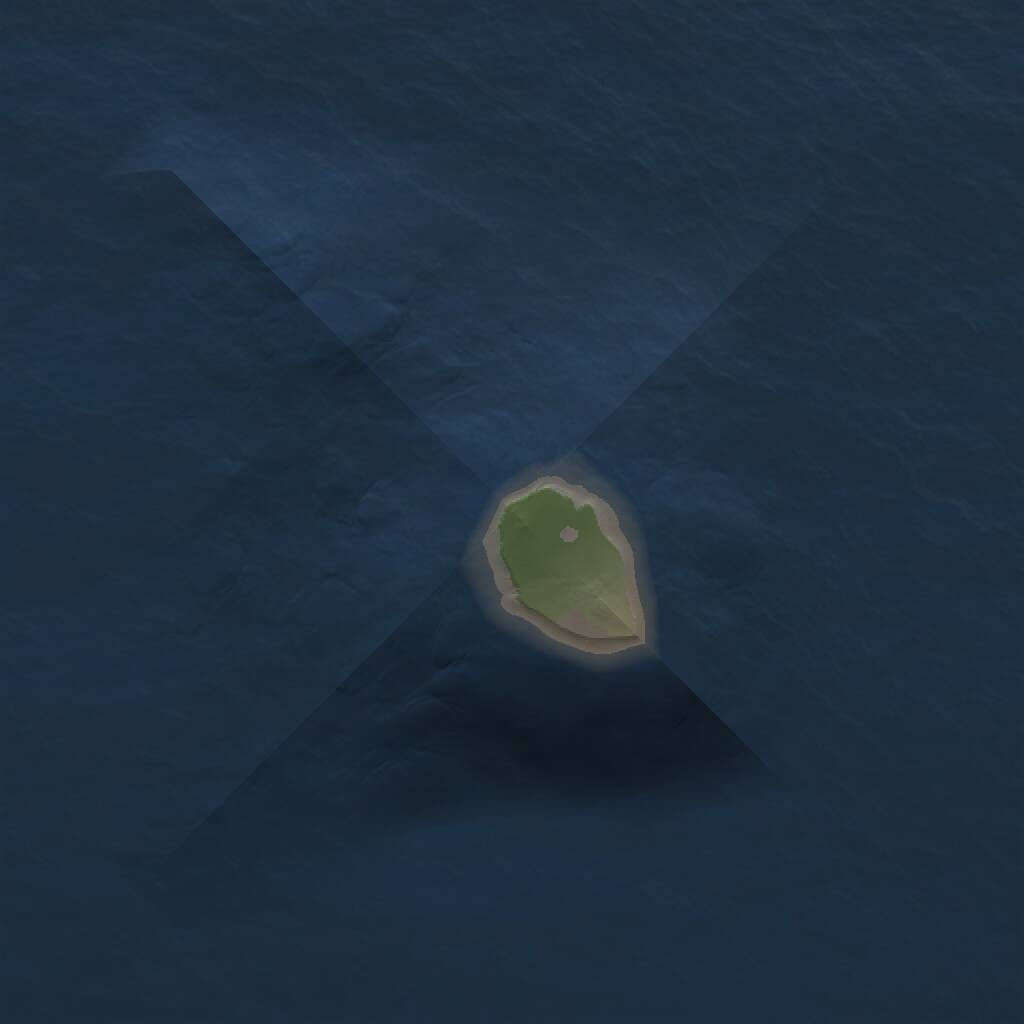 Rust Map: Procedural Map, Size: 1000, Seed: 391, 1 Monuments