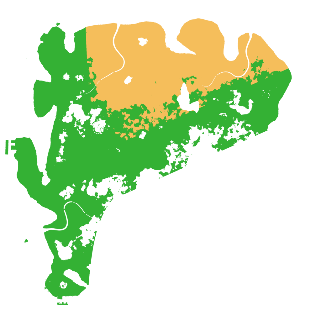 Biome Rust Map: Procedural Map, Size: 4500, Seed: 677512