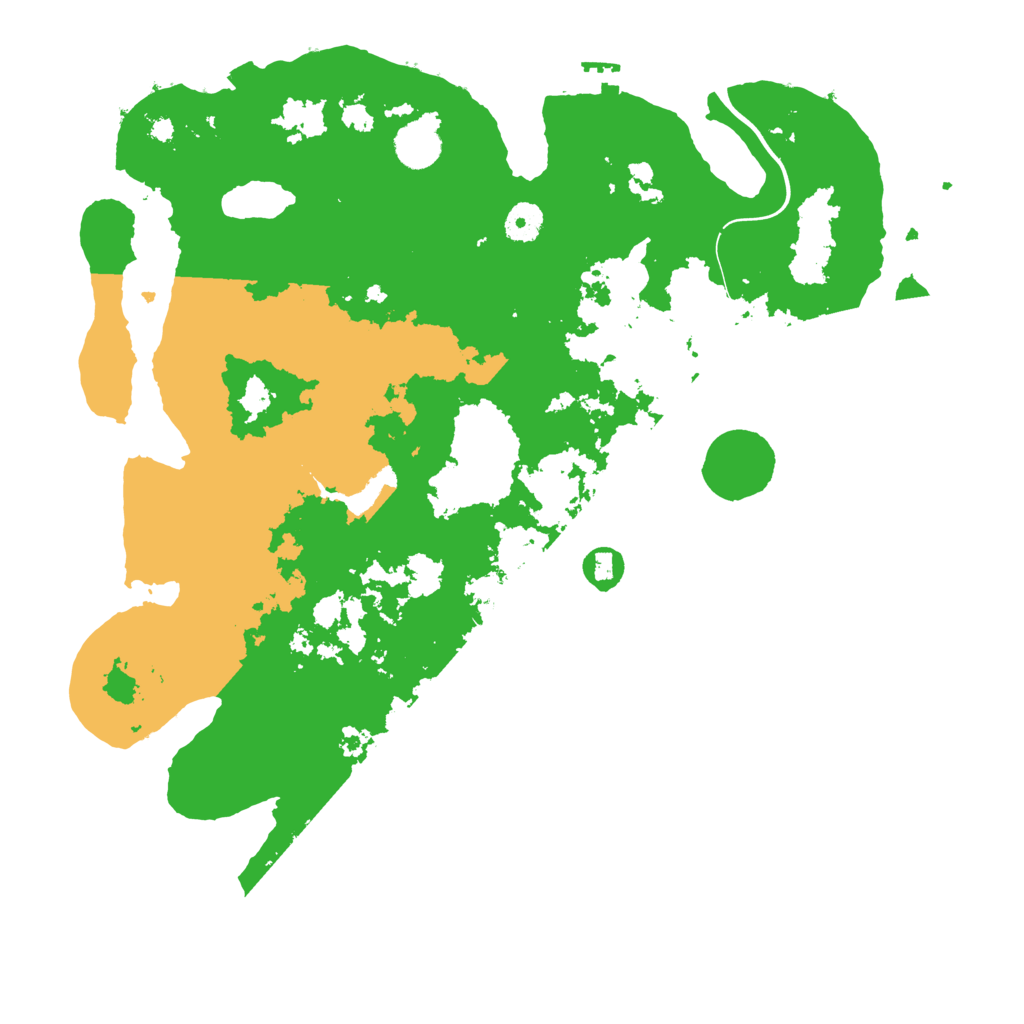 Biome Rust Map: Procedural Map, Size: 4000, Seed: 877287107