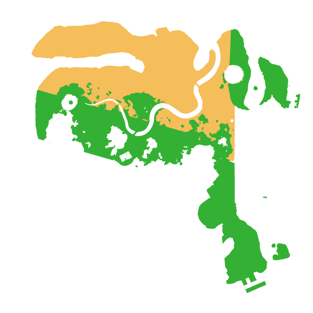 Biome Rust Map: Procedural Map, Size: 3000, Seed: 1521551055