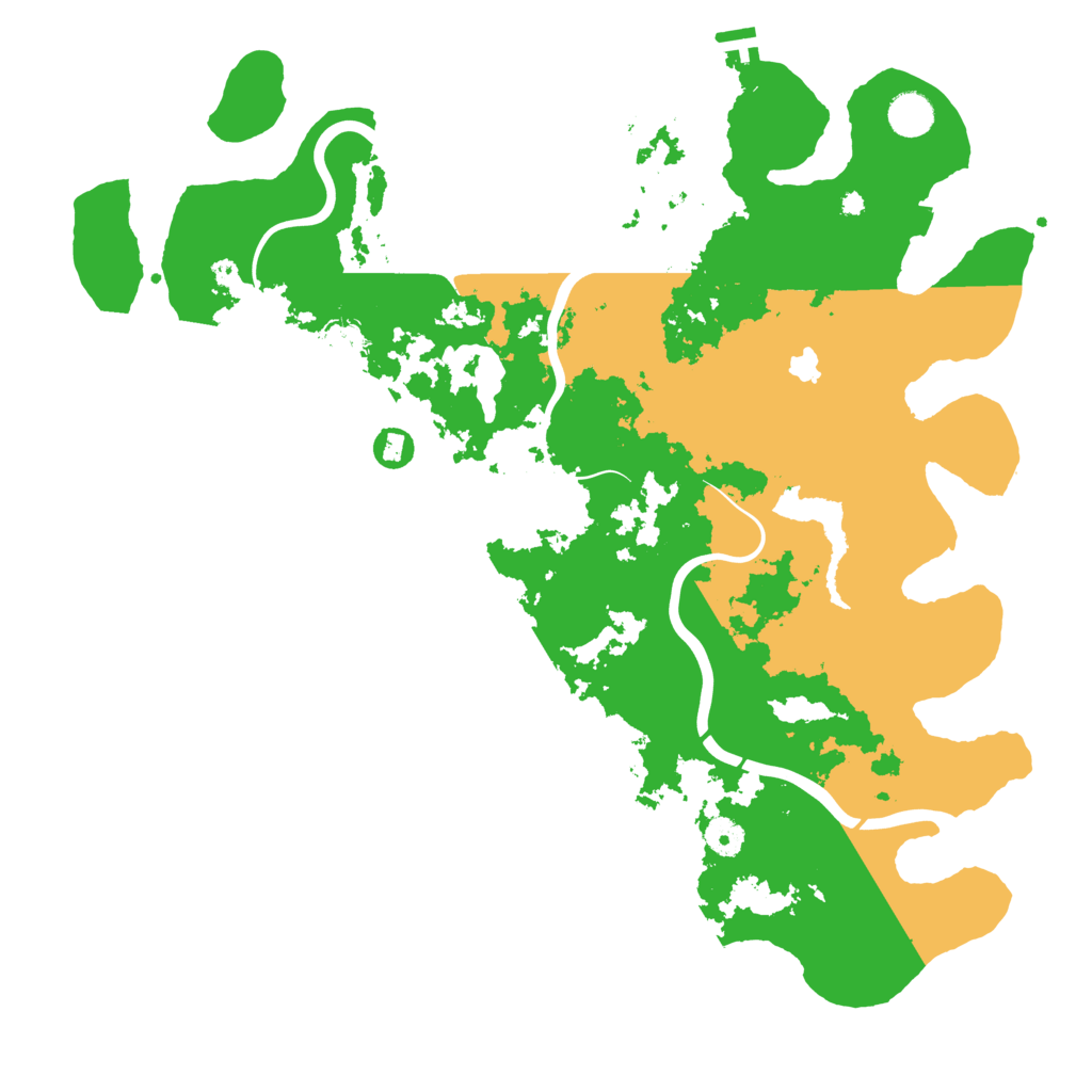 Biome Rust Map: Procedural Map, Size: 4250, Seed: 1660373618
