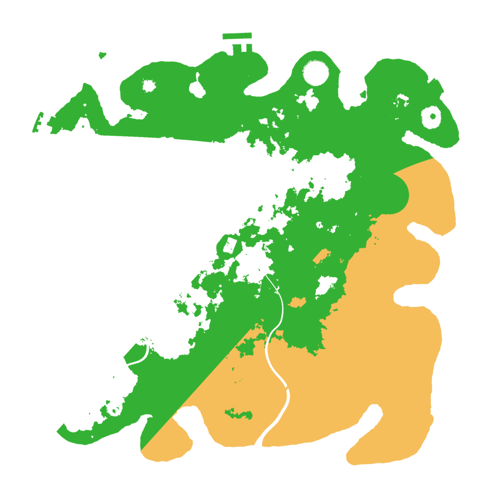 Biome Rust Map: Procedural Map, Size: 3500, Seed: 2092039477