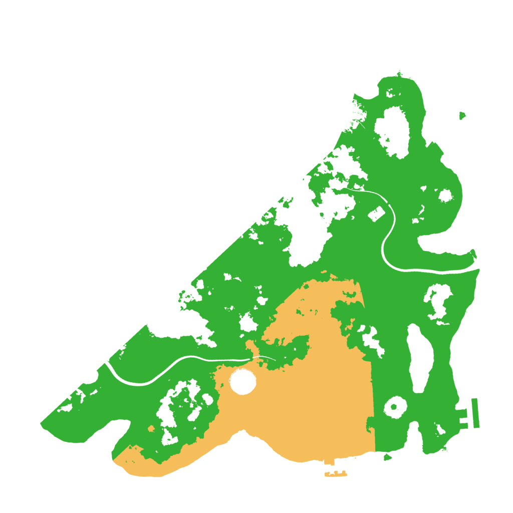 Biome Rust Map: Procedural Map, Size: 3500, Seed: 1058149954