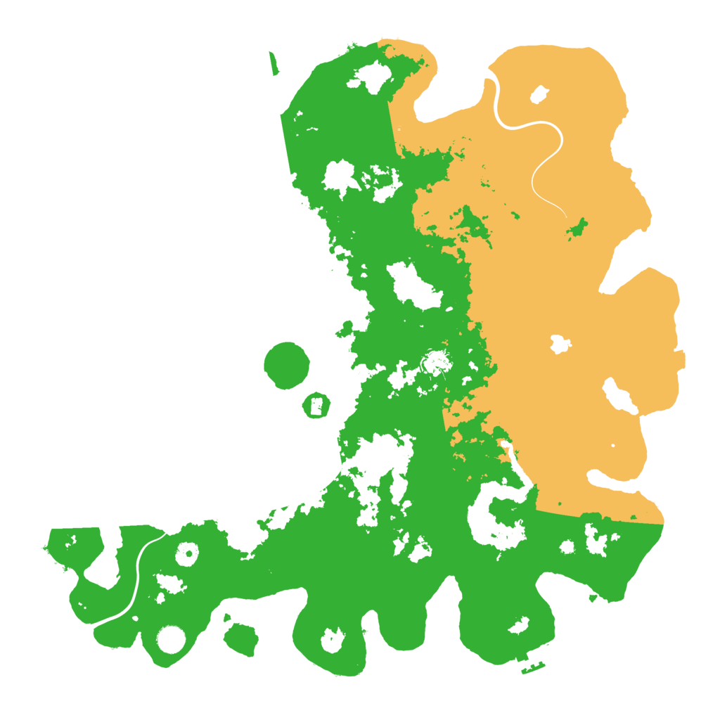 Biome Rust Map: Procedural Map, Size: 4500, Seed: 844678732