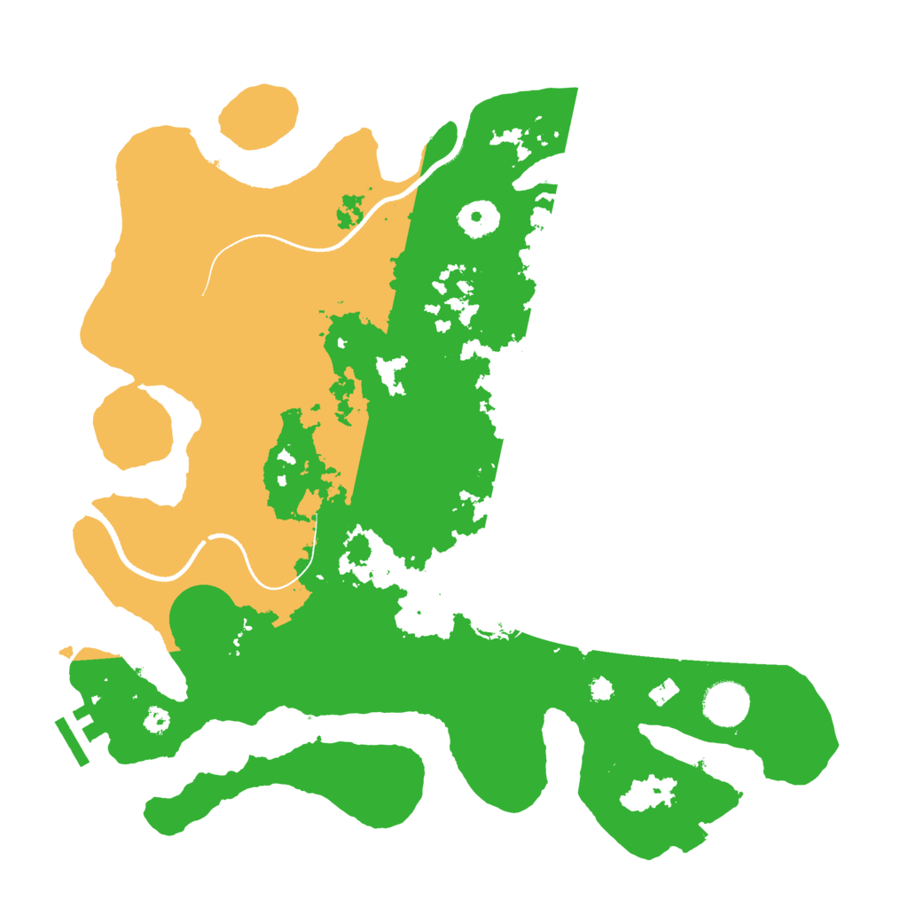 Biome Rust Map: Procedural Map, Size: 3500, Seed: 1161441330