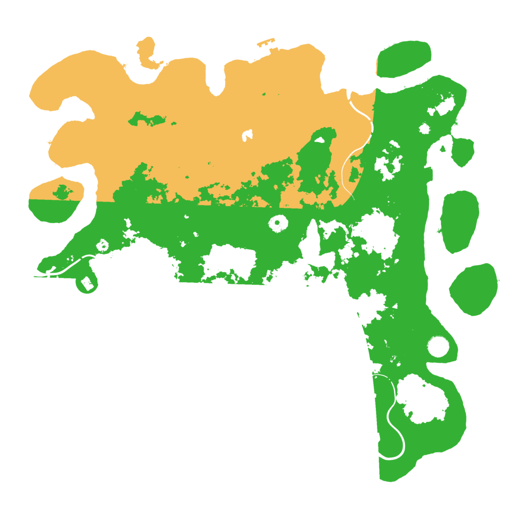 Biome Rust Map: Procedural Map, Size: 4300, Seed: 253498012
