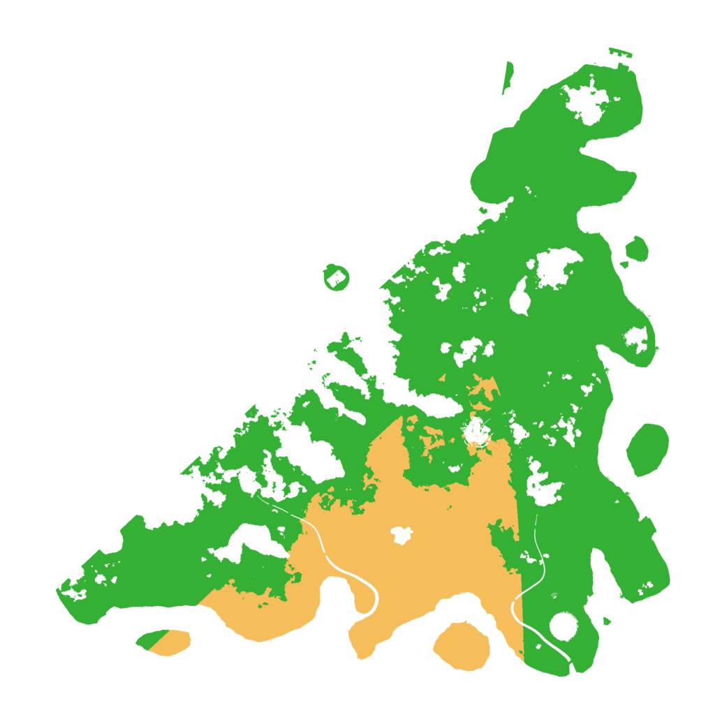 Biome Rust Map: Procedural Map, Size: 4500, Seed: 1065483373