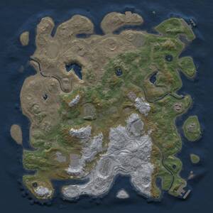 Thumbnail Rust Map: Procedural Map, Size: 4250, Seed: 2115323469, 17 Monuments