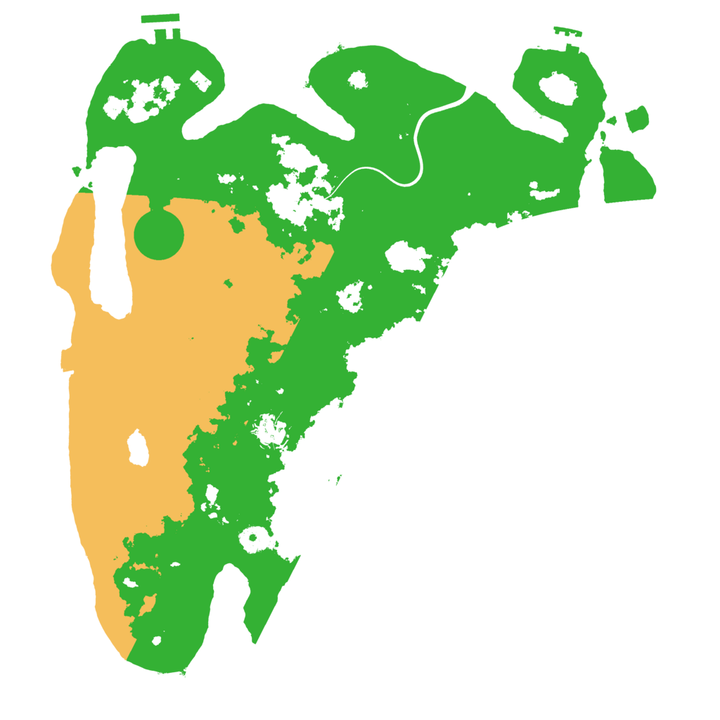 Biome Rust Map: Procedural Map, Size: 3800, Seed: 75952129