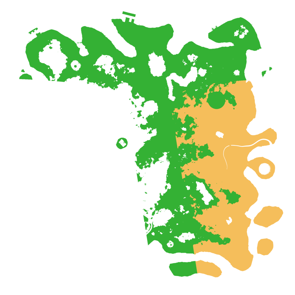 Biome Rust Map: Procedural Map, Size: 4500, Seed: 104246458