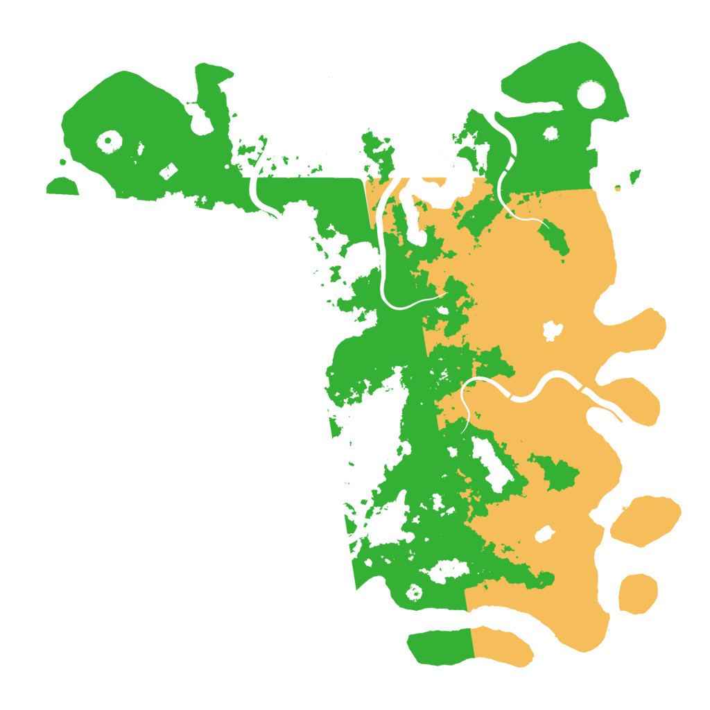 Biome Rust Map: Procedural Map, Size: 4500, Seed: 104246458