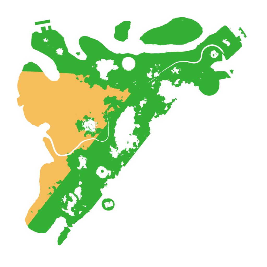 Biome Rust Map: Procedural Map, Size: 3500, Seed: 1305688297