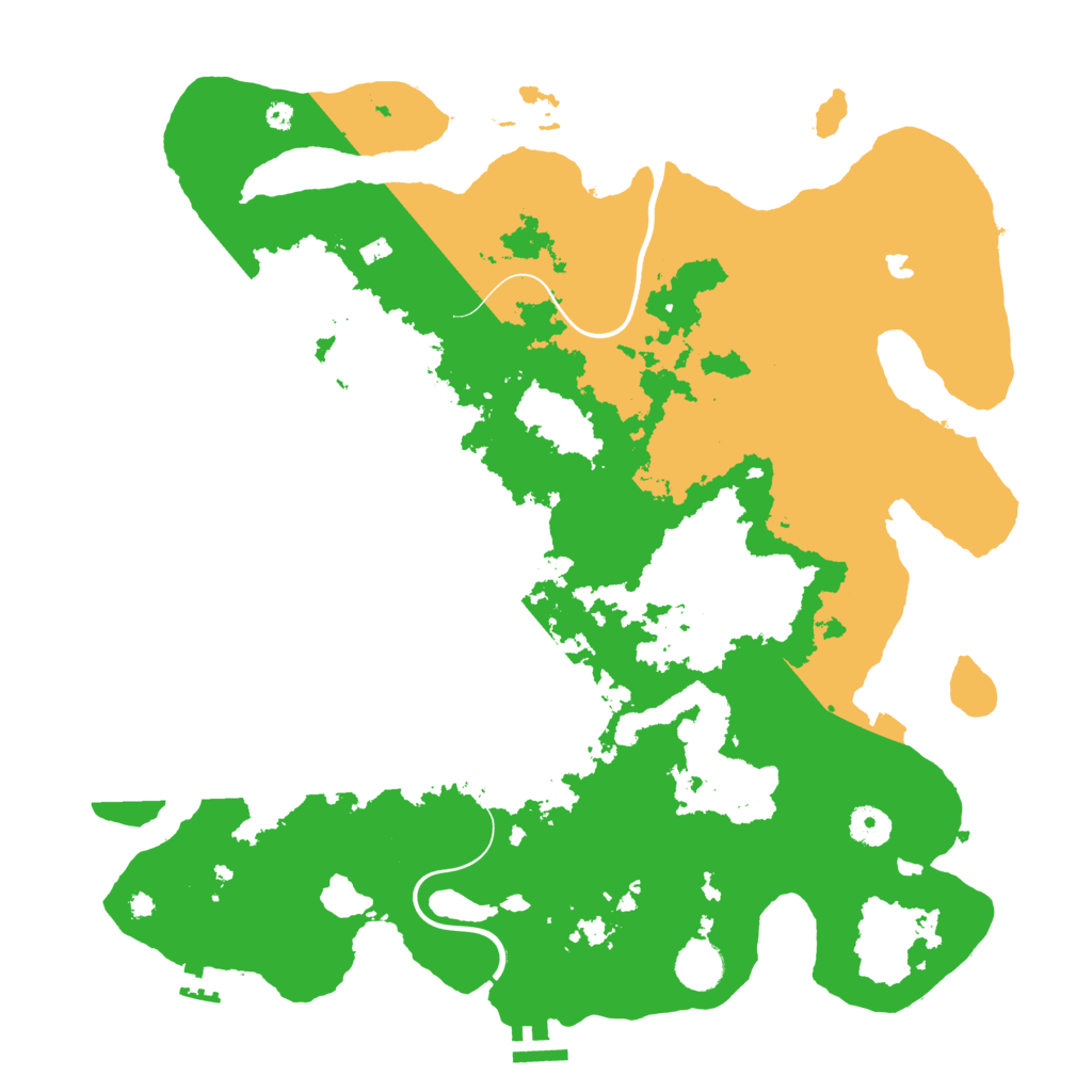 Biome Rust Map: Procedural Map, Size: 4000, Seed: 1361586594