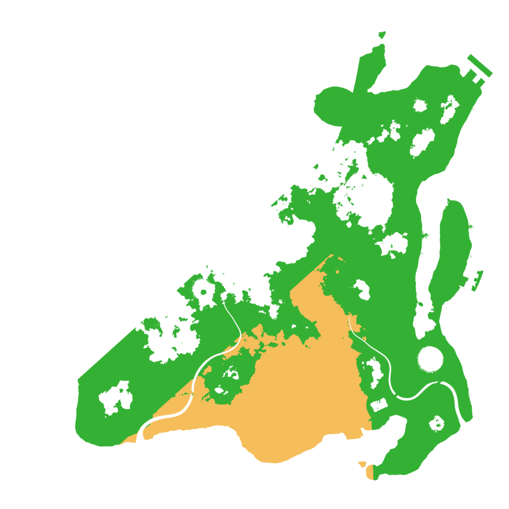 Biome Rust Map: Procedural Map, Size: 3500, Seed: 938579023