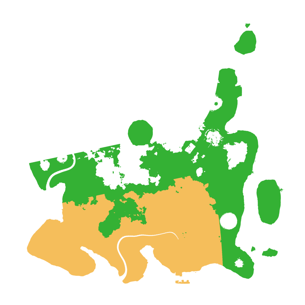 Biome Rust Map: Procedural Map, Size: 3250, Seed: 1080794126